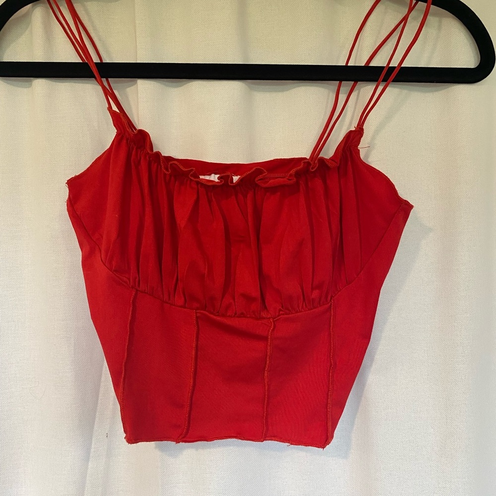 Red Princess Polly Crop Top!